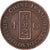 French Indochina, Cent, 1889, Paris, Bronze, SS, Lecompte:41, KM:1