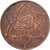 Maroc, Yusuf, 5 Mazunas, 1912/AH1330, bi-Bariz, Bronze, TTB, Lecompte:65