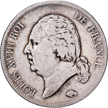 Frankrijk, Louis XVIII, 5 Francs, 1817, Paris, Zilver, FR+, Gadoury:614