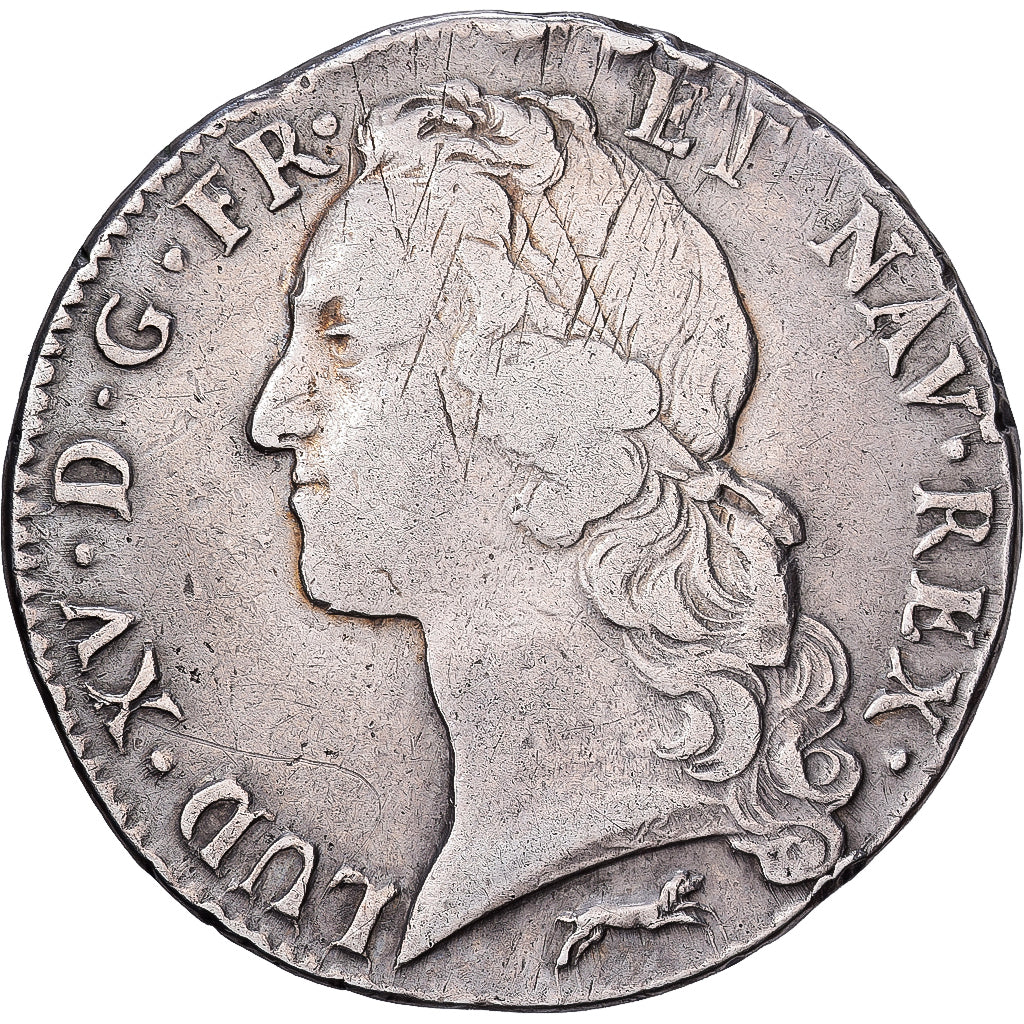France, Louis XV, Écu au bandeau, 1761, Orléans, Silver, EF(40-45)