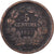 Luksemburg, William III, 5 Centimes, 1855, Paris, Brązowy, VF(20-25), KM:22.2