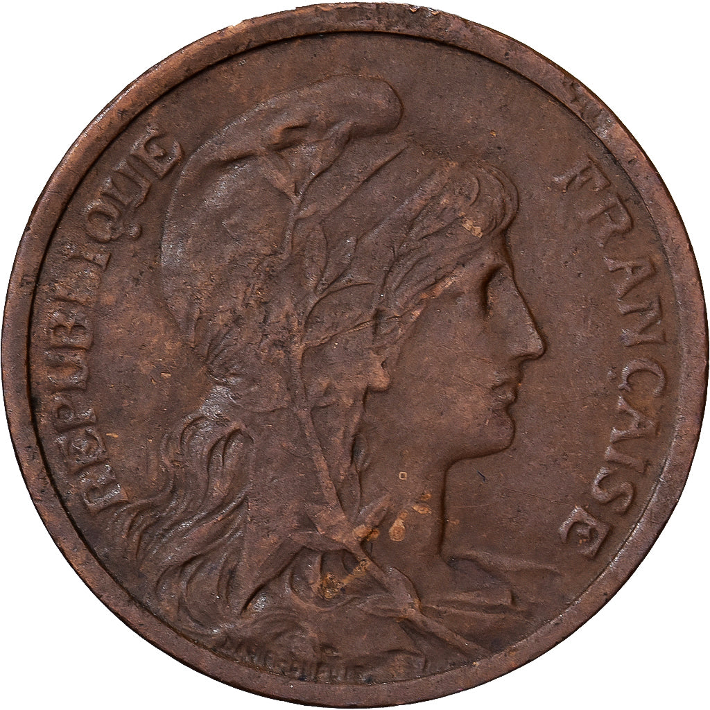 France, Centime, Dupuis, 1902, Paris, Bronze, EF(40-45), Gadoury:90, KM:840