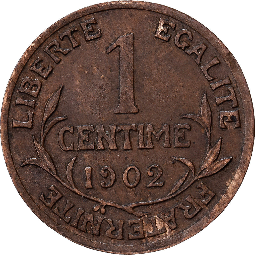 France, Centime, Dupuis, 1902, Paris, Bronze, EF(40-45), Gadoury:90, KM:840