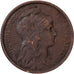 Frankreich, Centime, Dupuis, 1908, Paris, Bronze, SS, Gadoury:90, KM:840