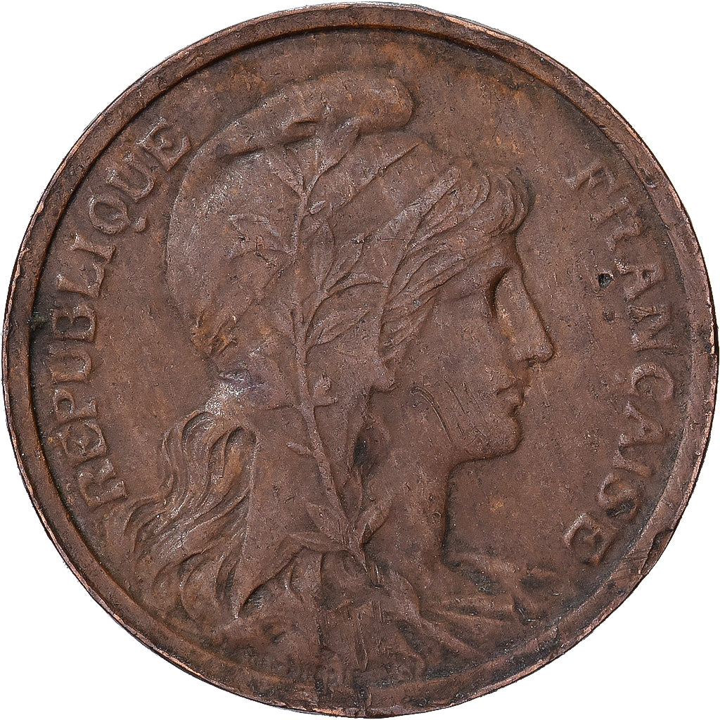France, Centime, Dupuis, 1909, Paris, Bronze, EF(40-45), Gadoury:90, KM:840