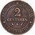 França, 2 Centimes, Cérès, 1886, Paris, Bronze, EF(40-45), Gadoury:105