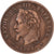 Francia, Napoleon III, 2 Centimes, 1861, Paris, Bronce, MBC, Gadoury:104