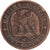 Frankreich, Napoleon III, 2 Centimes, 1862, Bordeaux, Bronze, S+, Gadoury:104