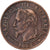 Francia, Napoleon III, 2 Centimes, 1862, Bordeaux, Bronce, MBC, Gadoury:104