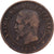 Francia, Napoleon III, 2 Centimes, 1854, Lille, Bronce, BC+, Gadoury:103