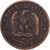 Francia, Napoleon III, 2 Centimes, 1854, Lille, Bronce, BC+, Gadoury:103