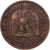 France, Napoleon III, 2 Centimes, 1855, Rouen, Bronze, VF(30-35), Gadoury:103
