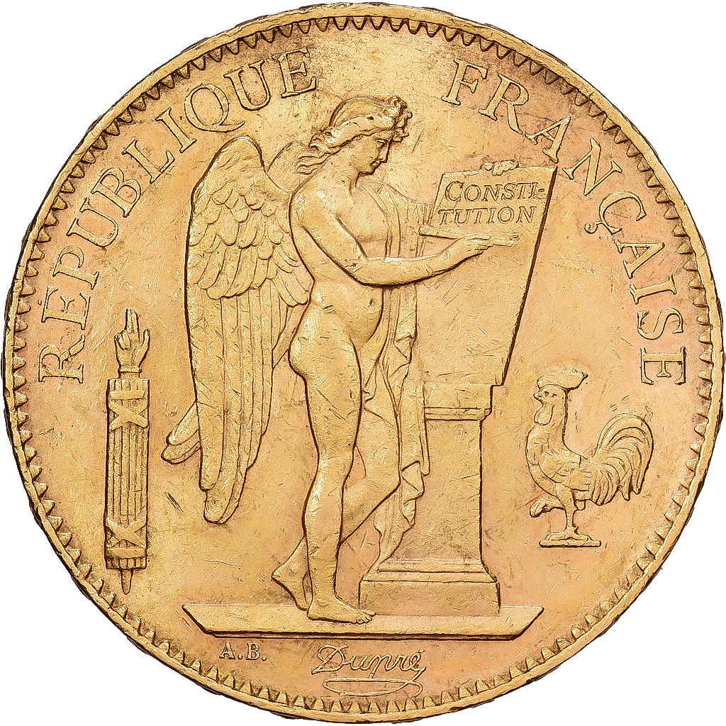 Frankrijk, 100 Francs, Génie, 1899, Paris, Rare, Goud, ZF+, Gadoury:1137