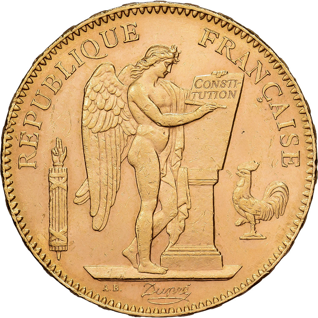 Francia, 50 Francs, Génie, 1904, Paris, Rare in this quality, Oro, EBC