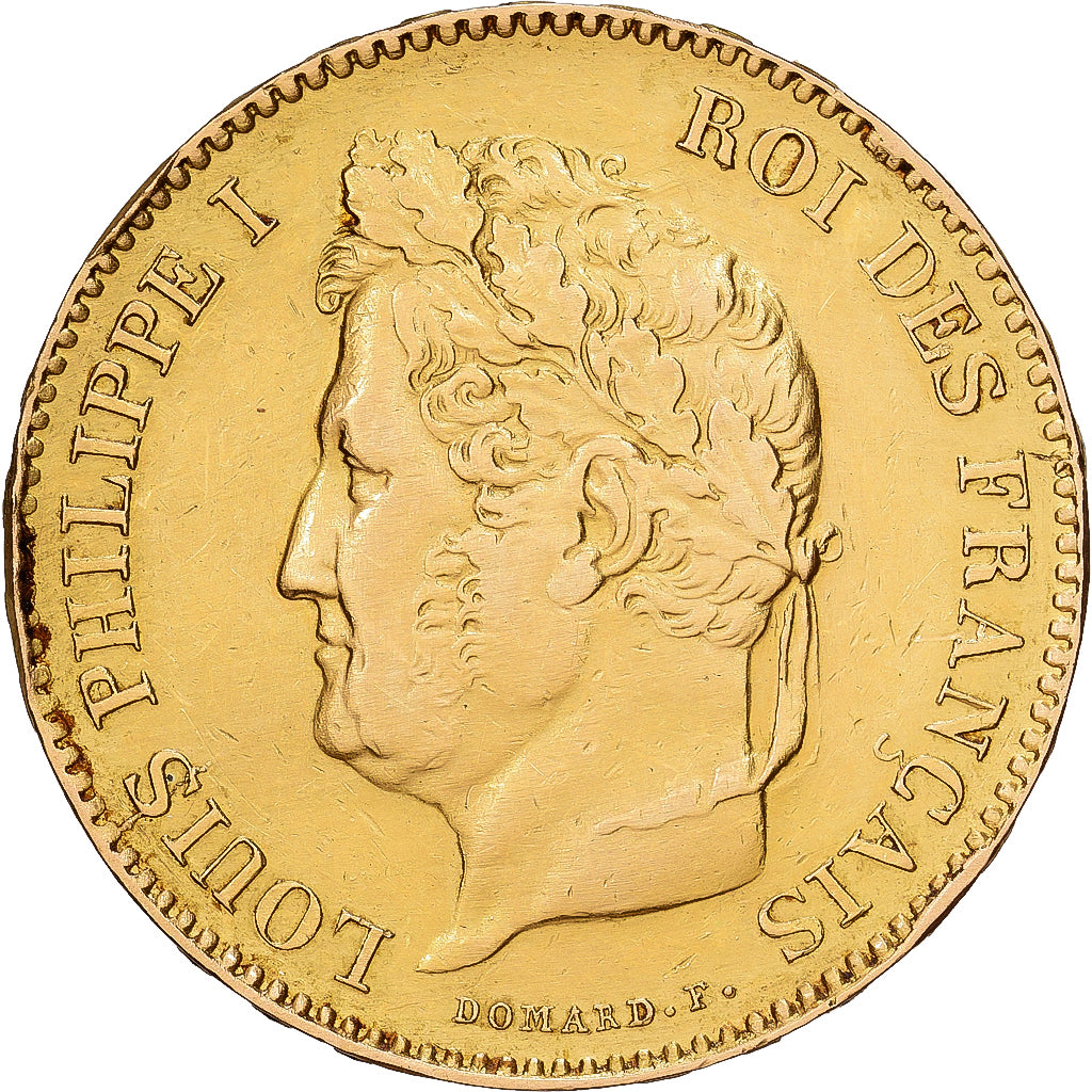 Francja, Louis-Philippe, 40 Francs, 1831, Paris, Złoto, AU(50-53)