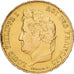 Francja, Louis-Philippe, 40 Francs, 1831, Paris, Złoto, AU(50-53)