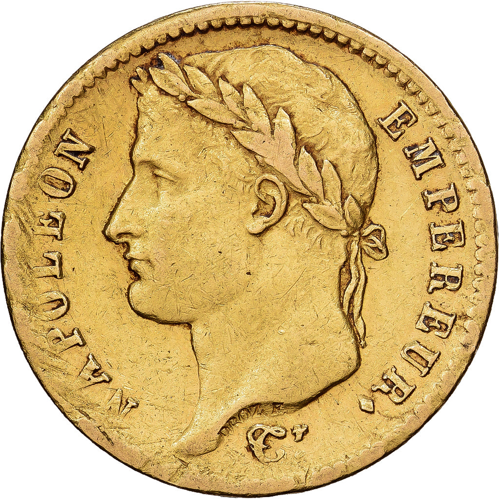 France, 20 Francs, 1811, Paris, Or, TTB, Gadoury:1025, KM:695.1