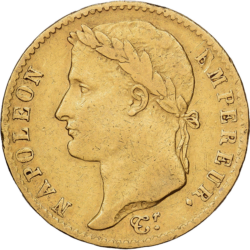Francia, Napoleon I, 20 Francs, 1815, Paris, Oro, BB, Gadoury:1025a, KM:705.1