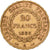France, 20 Francs, Génie, 1888, Paris, Gold, EF(40-45), Gadoury:1063, KM:825