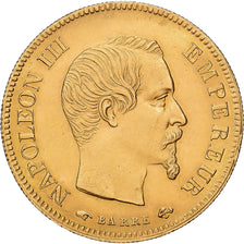 France, Napoleon III, 10 Francs, 1856, Paris, Gold, AU(55-58), Gadoury:1014