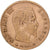 Francia, Napoleon III, 10 Francs, 1860, Paris, Abeille, Oro, MB, Gadoury:1014