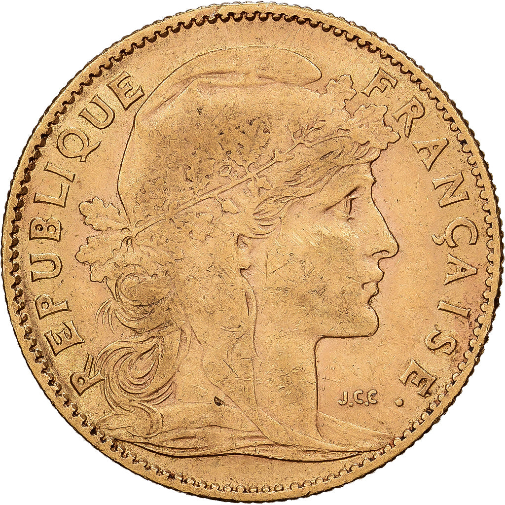 France, 10 Francs, Marianne, 1905, Paris, Or, TTB, Gadoury:1017, KM:846