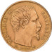 France, Napoleon III, 5 Francs, 1854, Paris, tranche lisse, Gold, EF(40-45)