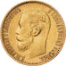 Rússia, Nicholas II, 5 Roubles, 1898, St. Petersburg, Dourado, AU(50-53), KM:62