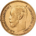 Russie, Nicholas II, 5 Roubles, 1898, St. Petersburg, Or, TTB, KM:62