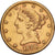 Stati Uniti, $5, Half Eagle, Coronet Head, 1886, U.S. Mint, Oro, BB, KM:101