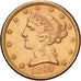 Estados Unidos da América, $5, Half Eagle, Coronet Head, 1899, U.S. Mint