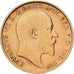 Gran Bretagna, Edward VII, 1/2 Sovereign, 1906, Oro, BB, KM:804