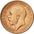 Grã-Bretanha, George V, 1/2 Sovereign, 1914, Dourado, AU(50-53), KM:819