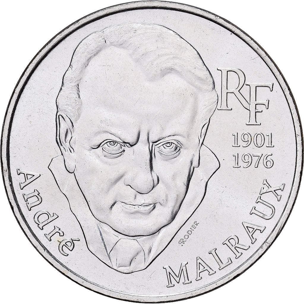 Frankreich, 100 Francs, André Malraux, 1997, Paris, Silber, VZ+, Gadoury:954