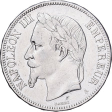 Frankrijk, Napoleon III, 5 Francs, 1870, Paris, Zilver, ZF+, Gadoury:739