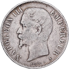 Frankreich, Napoleon III, 5 Francs, 1856, Paris, Silber, S+, Gadoury:734