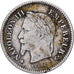 Francia, Napoleon III, 20 Centimes, 1867, Strasbourg, Plata, MBC, KM:808.2