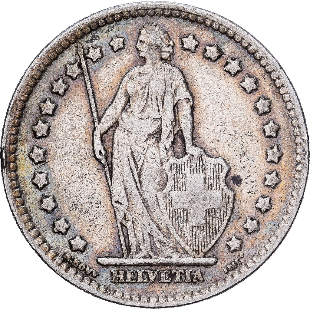 Zwitserland, Franc, 1921, Bern, Zilver, FR+, KM:24