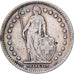 Zwitserland, Franc, 1921, Bern, Zilver, FR+, KM:24