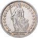 Szwajcaria, Franc, 1940, Bern, Srebro, EF(40-45), KM:24