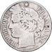 Francia, Franc, Cérès, 1871, Paris, grand A, Plata, BC, Gadoury:465, KM:822.1