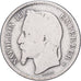Francia, Napoleon III, Franc, 1868, Strasbourg, Plata, BC, Gadoury:463, KM:806.2
