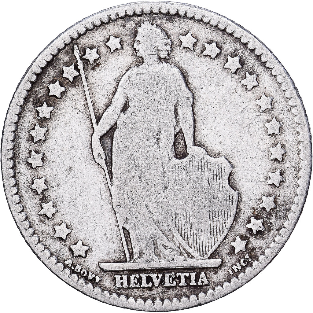 Zwitserland, Franc, 1894, Paris, Zilver, FR, KM:24