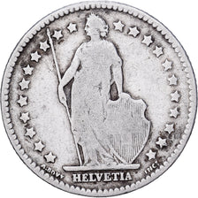 Switzerland, Franc, 1894, Paris, Silver, VF(20-25), KM:24