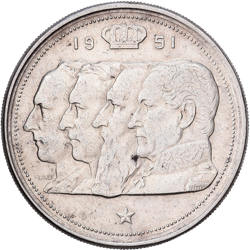Bélgica, Régence Prince Charles, 100 Francs, 100 Frank, 1951, Brussels, Plata