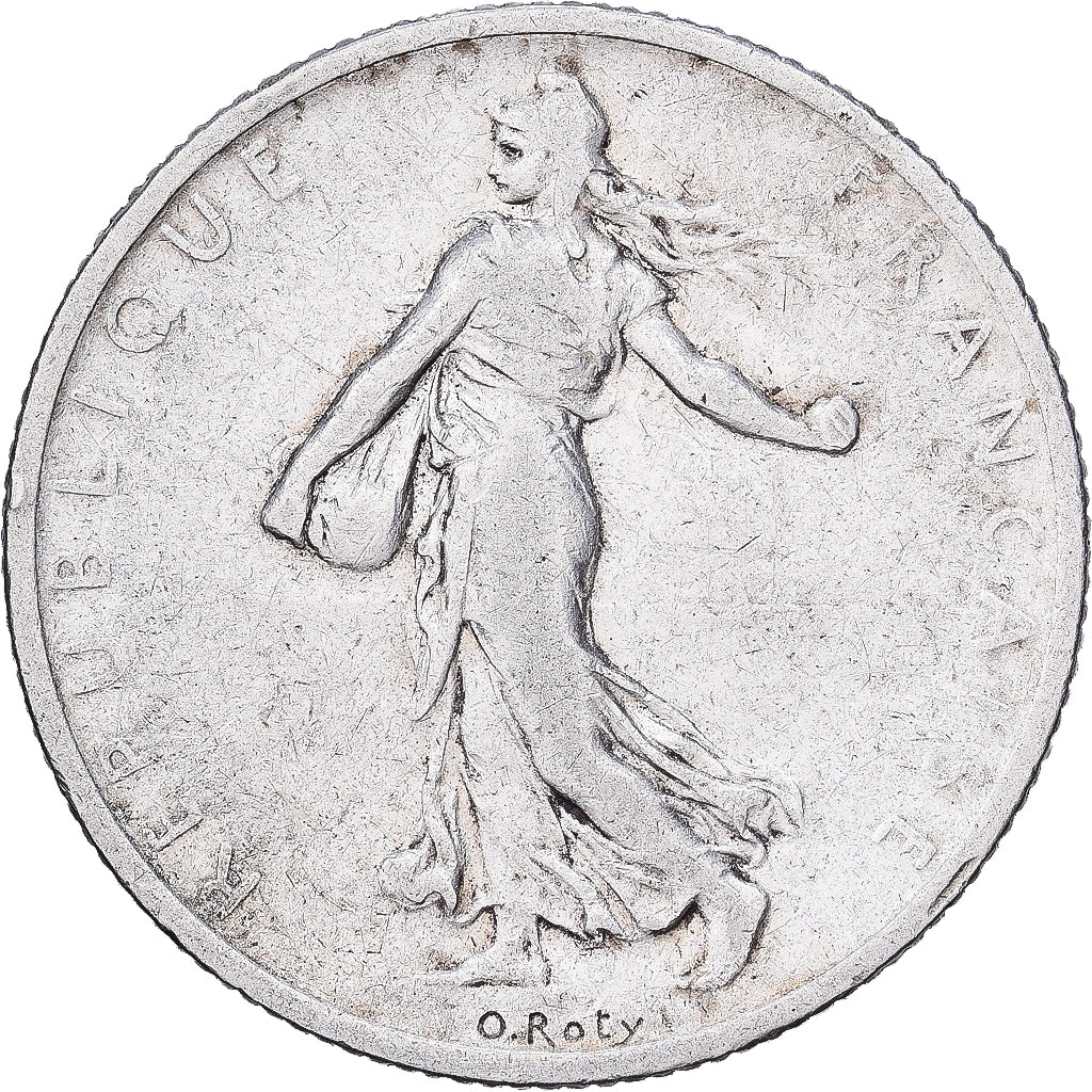 França, 2 Francs, Semeuse, 1904, Paris, Prata, VF(20-25), Gadoury:532, KM:845.1