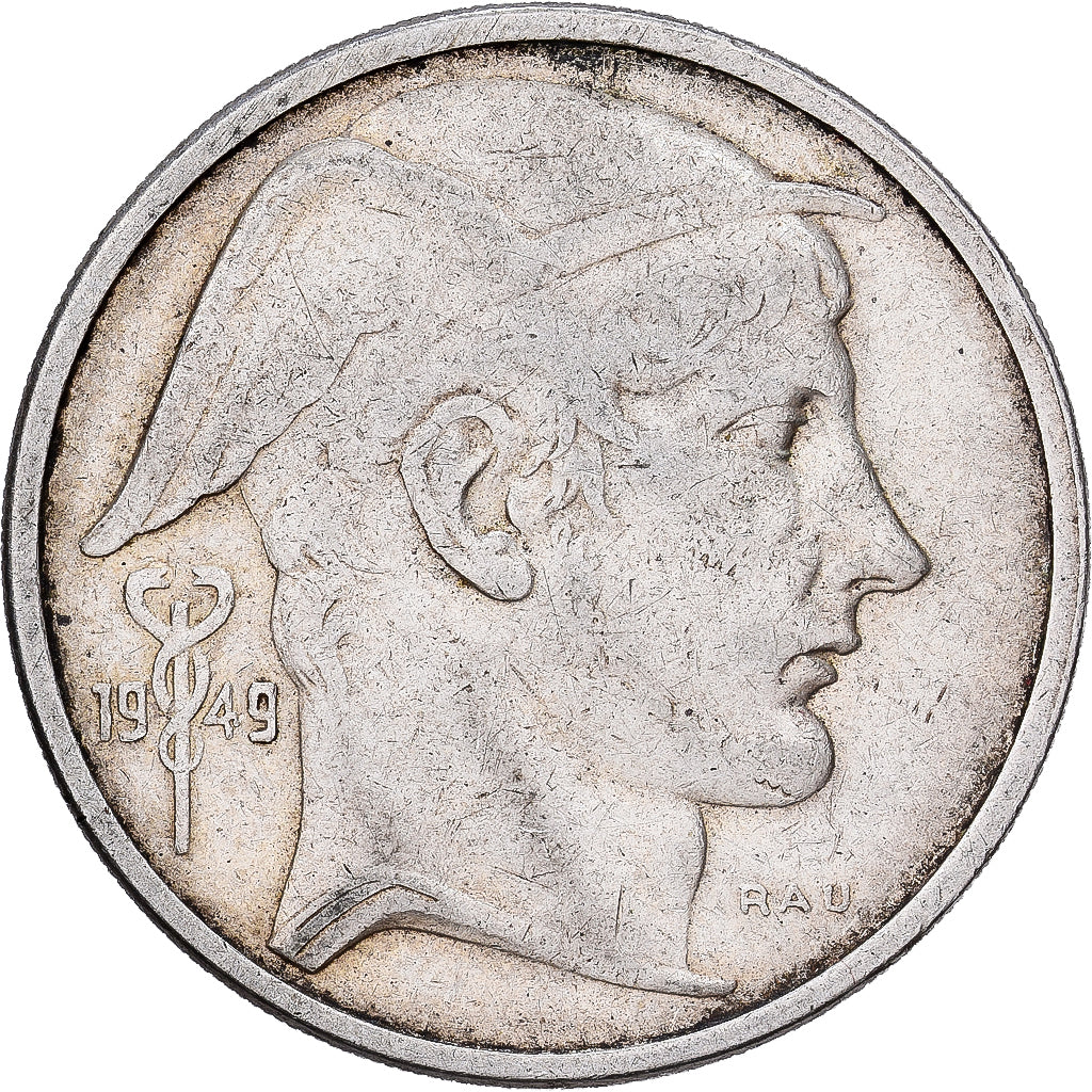 Belgique, Régence Prince Charles, 50 Francs, 50 Frank, 1949, Bruxelles, Argent