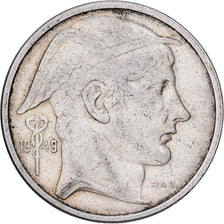Belgium, Régence Prince Charles, 50 Francs, 50 Frank, 1949, Brussels, Silver