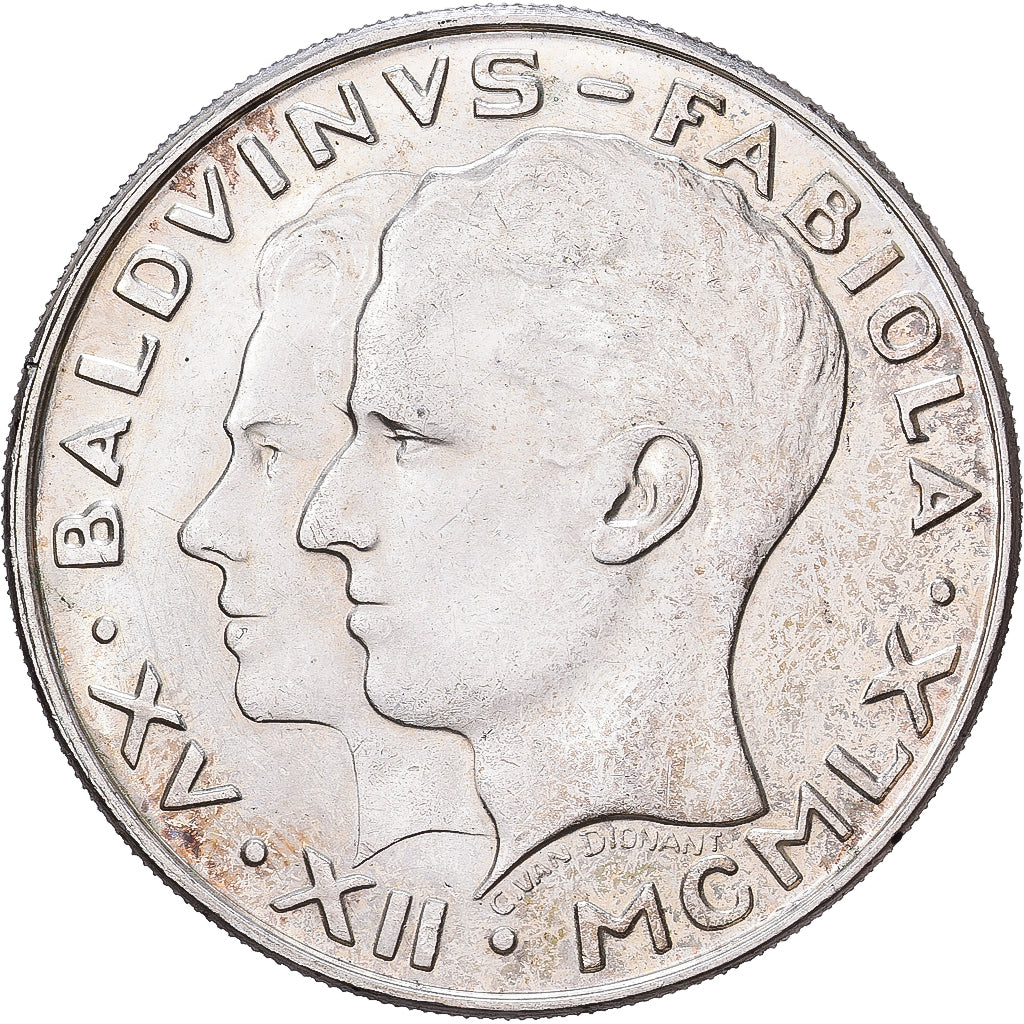 Belgique, Baudouin I, 50 Francs, 50 Frank, 1960, Bruxelles, Argent, SUP