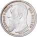 Belgia, Leopold II, 2 Francs, 2 Frank, 1904, Brussels, Srebro, EF(40-45), KM:59